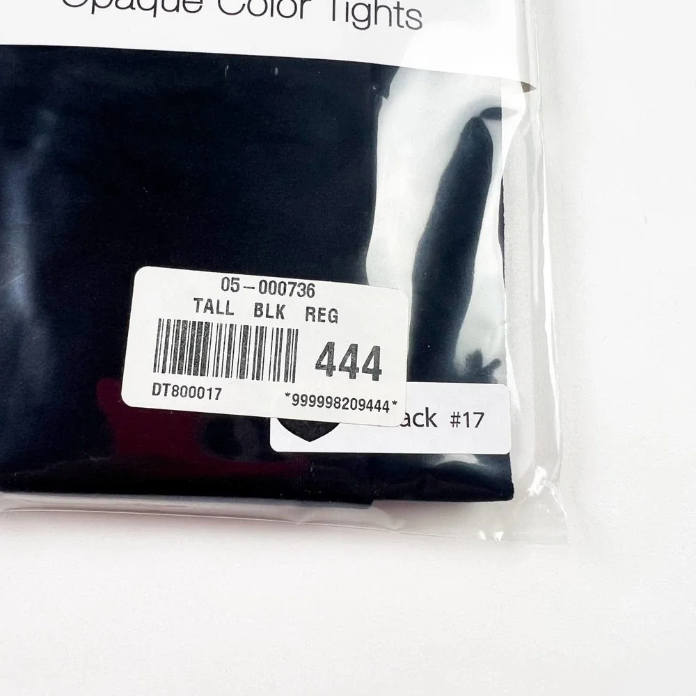 Streets of Harajuku opaque black tights size Large tall